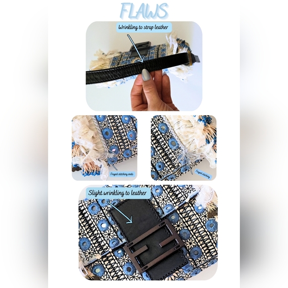 Fendi Baguette Beaded Fringe Mirror Detail - Picture 10 of 15